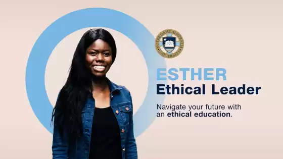 Treffen Sie Esther | Universität Notre Dame | Ethische Führungskräfte