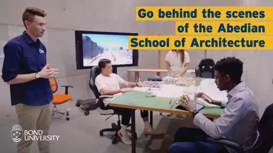 एबेडियन स्कूल ऑफ आर्किटेक्चर के पर्दे के पीछे जाएँ