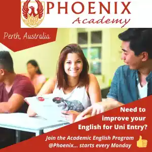 अपनी अंग्रेजी सुधारें और पर्थ विश्वविद्यालय में अध्ययन के लिए बने रहें